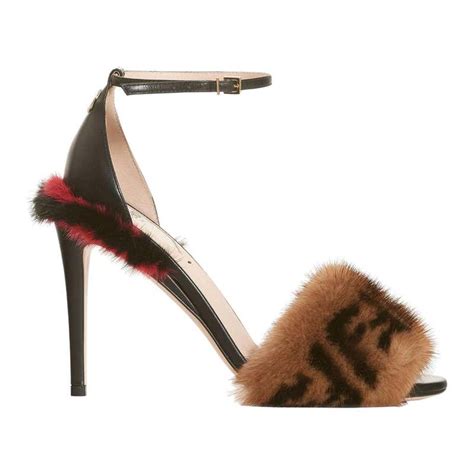 fendi heels 2017|fendi heels with fur.